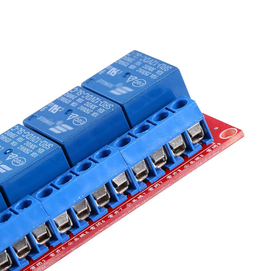 

12V 8 Channel Relay Module With Isolated Support High And Low Level Trigger With High Quality