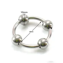 Stainless Steel Penis Ring Cock Premature Ejaculation Erection Impot Delay Ring U70324