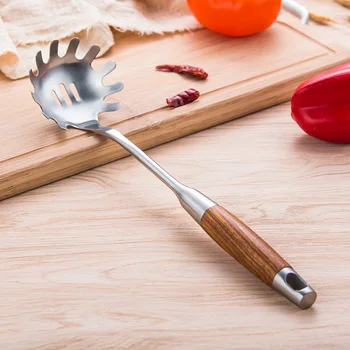 

304 Stainless Steel Pasta Noodles Vermicelli Scoop Kitchen Measure Server Fork Claw Heat-resistant Spaghetti Spoon Cooking Tool