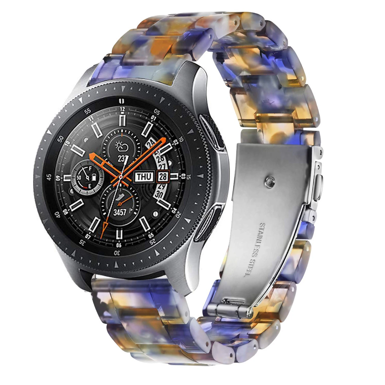 22 мм ремешок для samsung Galaxy Watch 46 мм браслет pulseira Watch Band для samsung gear S3 Classic/S3 Frontier/huawei watch GT