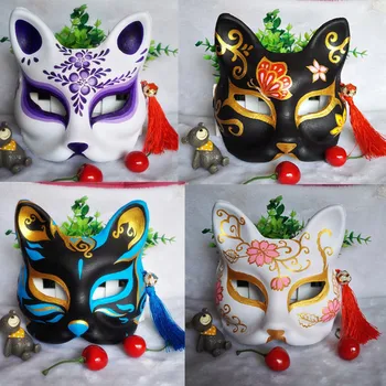 

High quaity Halloween mask Christmas pulp fox, fox cos hand - made and classical manual fox face mask