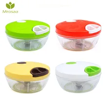 Быстрый ручной измельчитель для мяса, овощей, мясорубка, Кухонный комбайн для мяса, фруктов, сальсы, перца, лука, орехов, кухонные инструменты для овощей