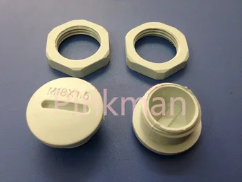 

50pcs M24*1.5 White Nylon Waterproof chock plug