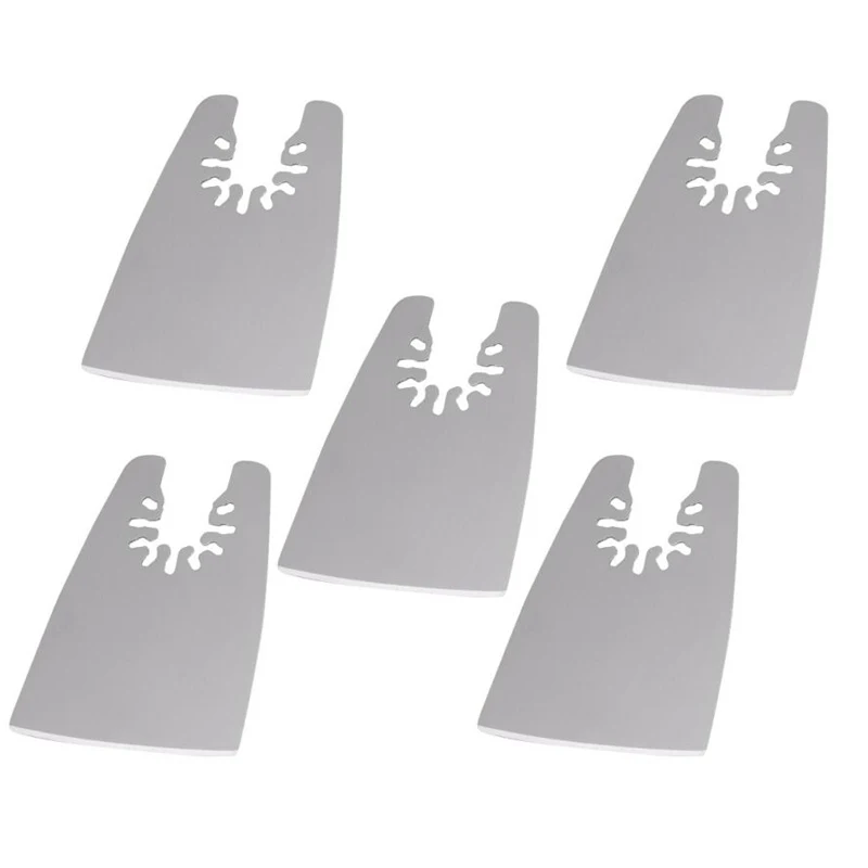

5x Saw Blade Oscillating Multi Tool Stainless Flat Scraper Wood Plastic Cutter