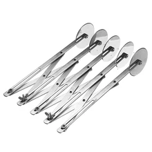 Нержавеющая сталь 5 колесные резаки тестоделитель боковой нож для пасты гибкий валик лезвие пицца выпечка инструмент для очистки початков кукурузы Лапша чайник