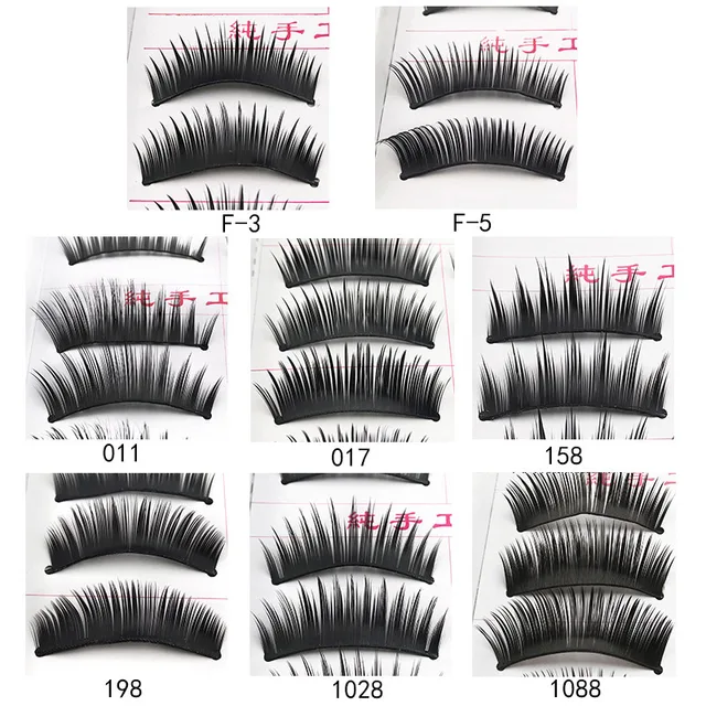 Cheap 10 Pairs False Eyelashes Handmade Black Long Thick Natural Fake Eye Lashes Extension Women Makeup Beauty Tools Cheap 10 Pairs False Eyelashes Handmade Black Long Thick Natural Fake Eye Lashes Extension Women Makeup Beauty Tools