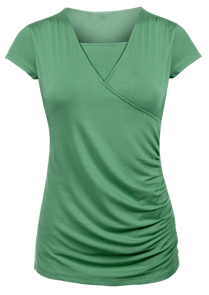 Short Sleeve Maternity Nursing Tops Pregnancy Breastfeeding Tees Shirt Clothes For Pregnant Women Wear Feeding Top Clothing