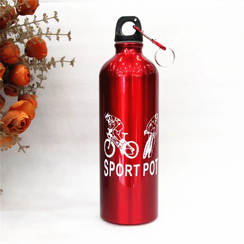Новинка 750 мл портативная бутылка с водой Велоспорт алюминиевый сплав Спортивная бутылка для воды горы гоночные спортивные походные аксессуары