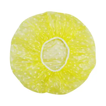 

Hot 3PCS/lot Cute Dots Women Lady Girl Waterproof Elastic Plastic Shower Bathing Salon Spa Hair Cap Lovely Bath Hat Health Care