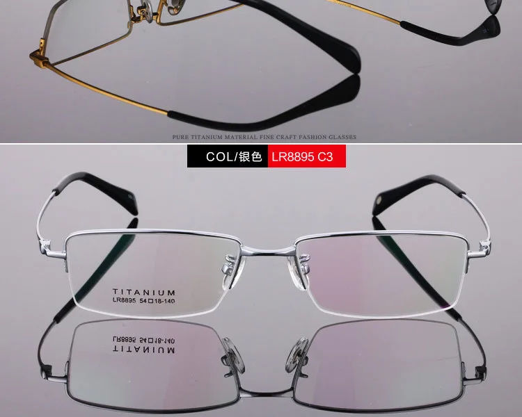 BCLEAR, Новое поступление, титановая оправа для очков, супер светильник, оптическая оправа, мужские деловые очки без оправы