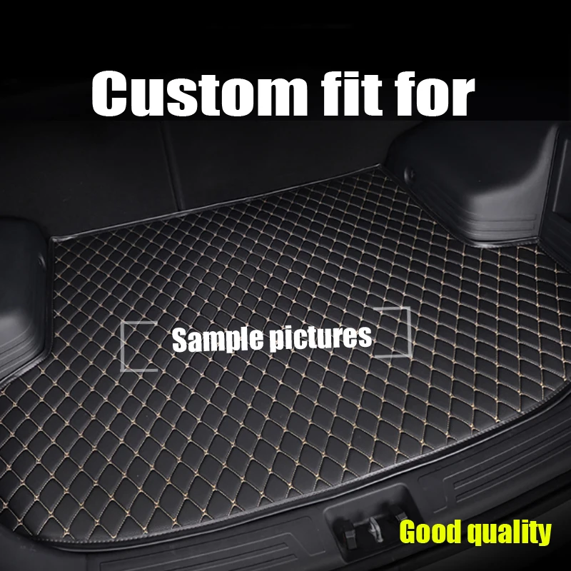 

RKAC Custom fit Car trunk mats for AUDI A8 A8L S8 D2 D3 D4 2005-2017 BOOT LINER REAR TRUNK CARGO TRAY CARPET MAT STICKERS
