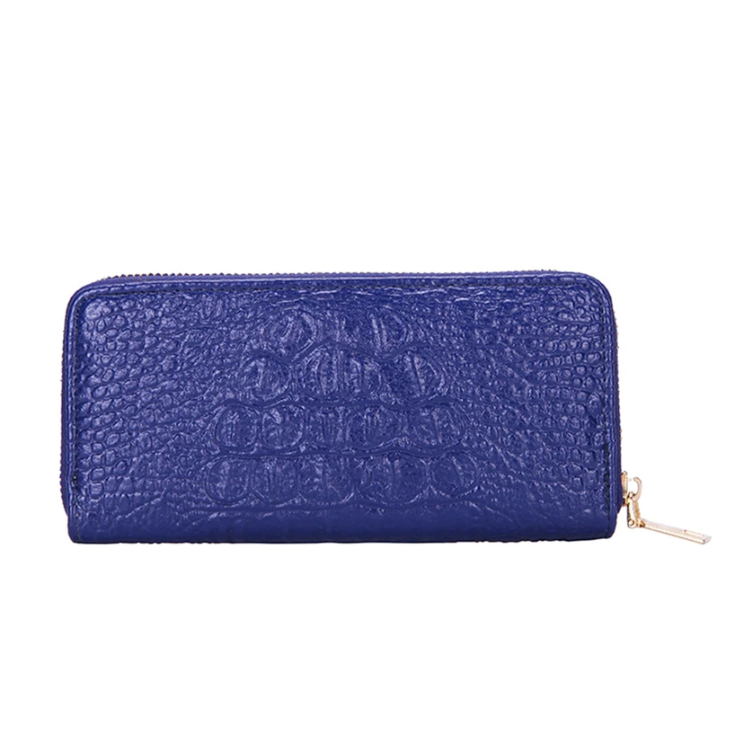 

Aelicy Leather Wallet Alligator Zipper Handbag Leisure Purse Top Quality Women Long Coin Purse Tote Lady Many Card Wallet