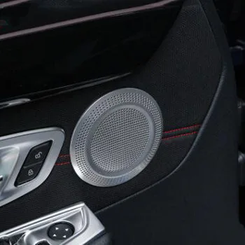 

Brand New For BMW 2 Series 2015-2018 4PCS High Quality Aluminum Alloy Car Door Horn Ring Cover Trim Car Styling Accessories