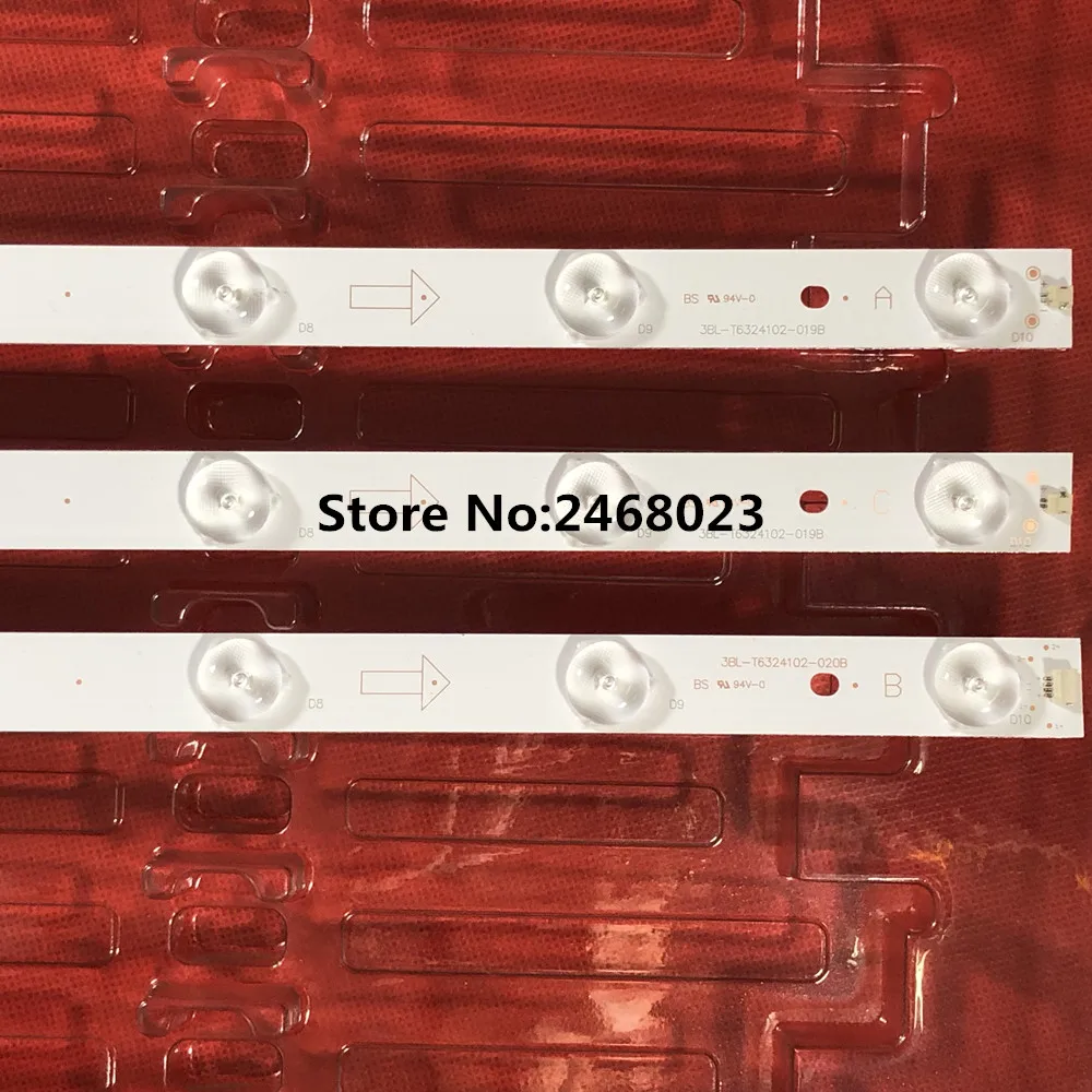 Светодиодный Подсветка для IC A HWT32D042 B2C6 D6Z6 180 W00 320000H 1 шт. = 10 светильник 63