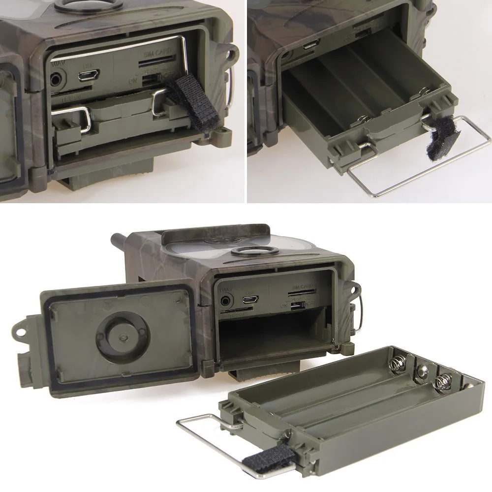 Solar Panel Power Supply Scountguard Outdoor Waterproof Hunting Trail Camera HC300M with GSM MMS GPRS Photo Traps