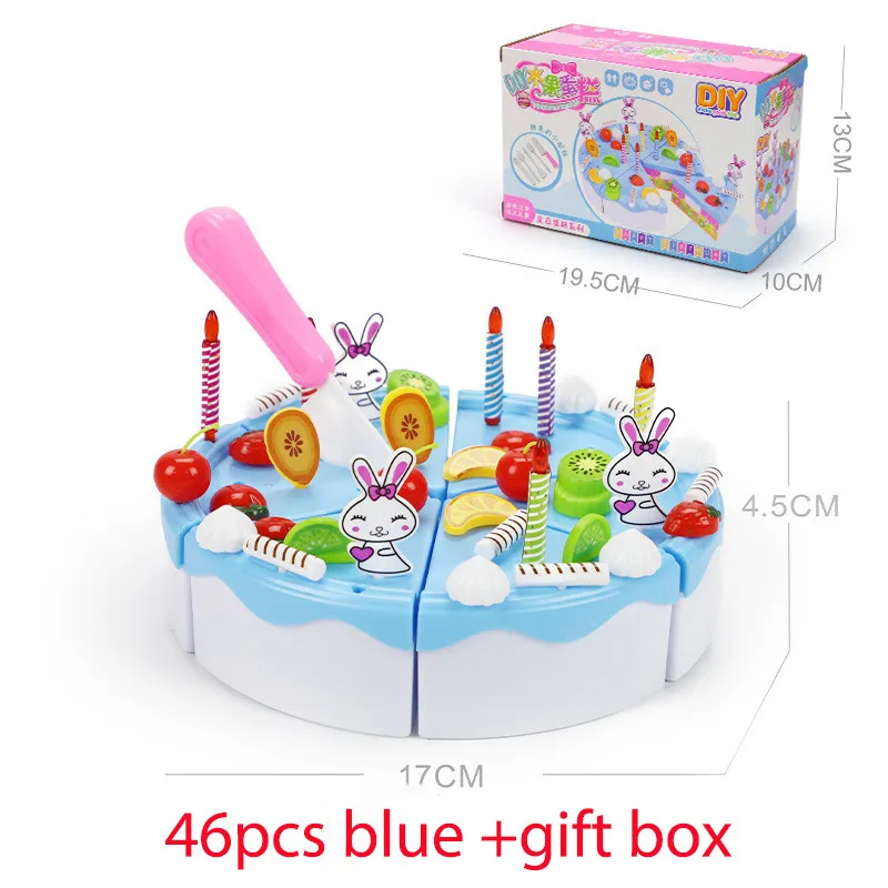 46pcs blue +gift box