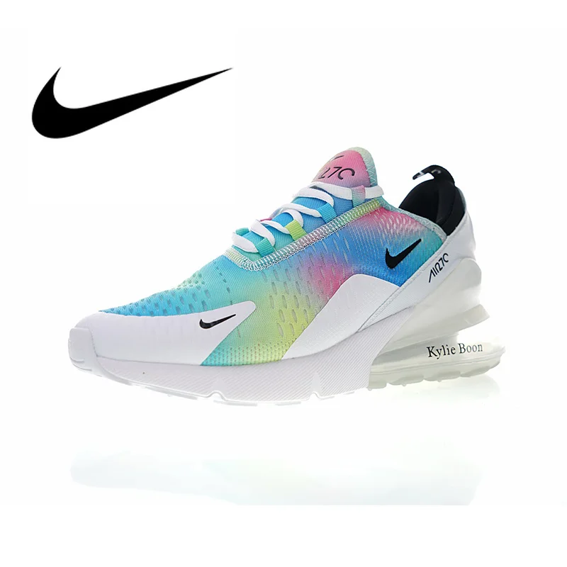 

Original authentic NIKE Air Max 270 women's running shoes fashion outdoor sports shoes comfortable rainbow color AH6789-700