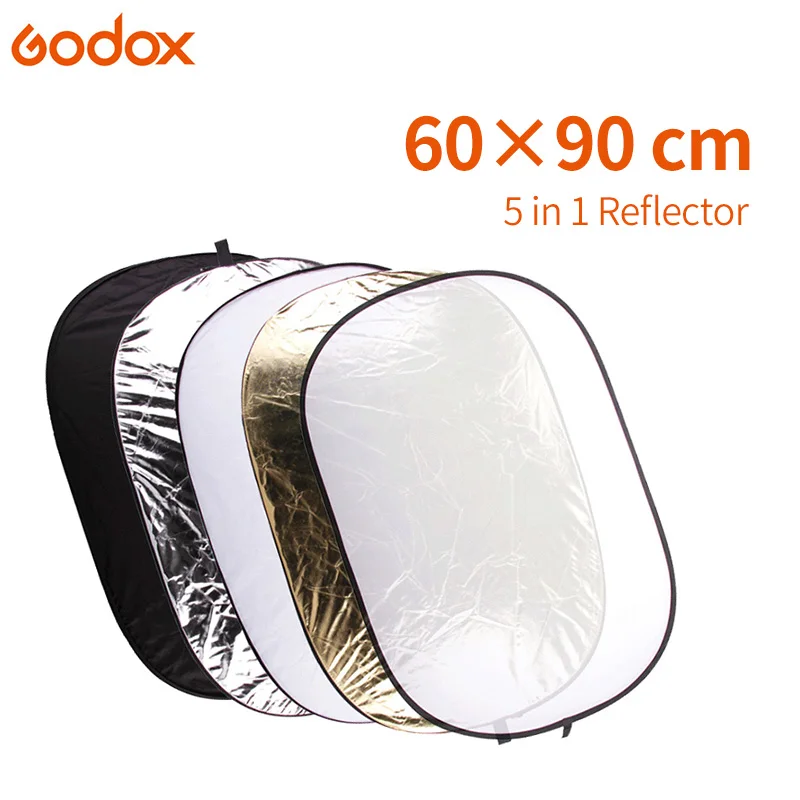 GODOX 60x90 см FT05 5в1 Золотой серебристый белый черный софтбокс портативный складной