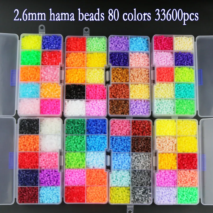 Perler Beads Box packaging of 2.6mm Hama Beads for Children Educational jigsaw puzzle DIY Toys Fuse Beads not contain Pegboard Perler Beads Box packaging of 2.6mm Hama Beads for Children Educational jigsaw puzzle DIY Toys Fuse Beads not contain Pegboard