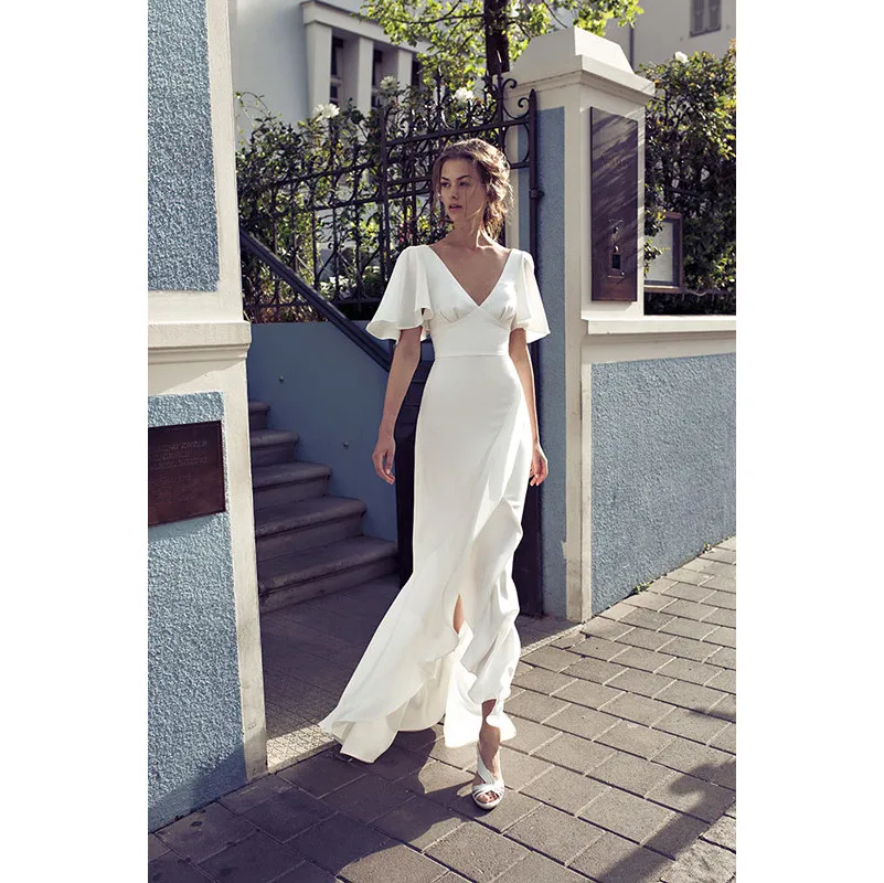 

2019 Special Offer Real Summer Dress Vestido De Festa Zanzea Woman Dress V-neck Sexy Backless Long Ruffle Female Summer Elegant