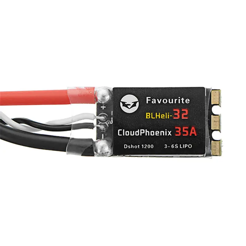 FVT CloudPhoenix 35A BLHeli_32 3-6 S ESC поддержка Dshot1200 Oneshot125 Mutishot для RC FPV гоночный Дрон мультиротор VS Racerstar