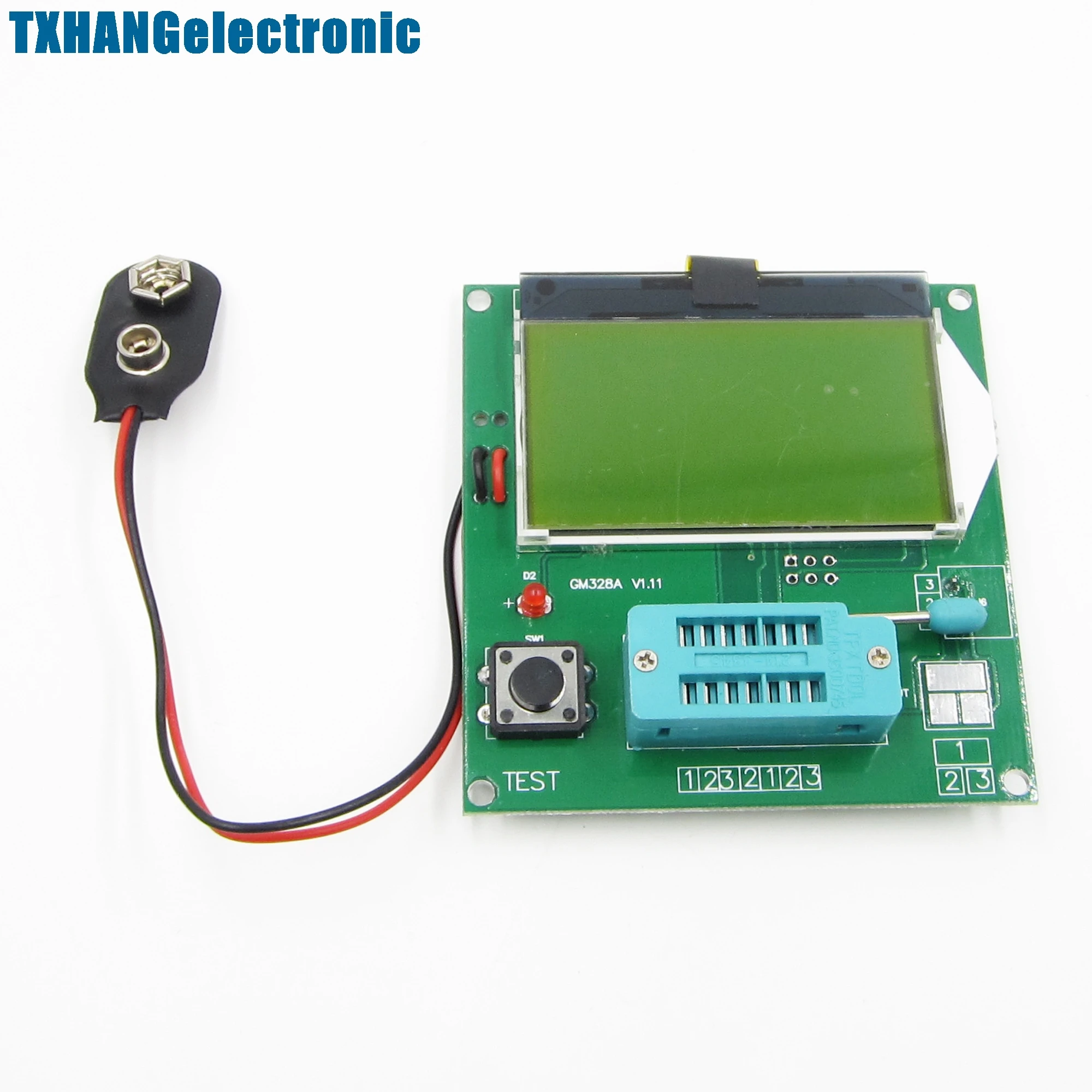 

LCD GM328A Transistor Tester ESR Meter Frequency Square Wave Generator