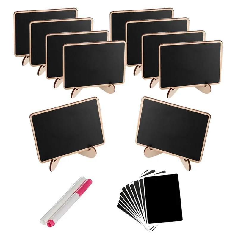 Blackboard home desktop decoration with 10 blackboard + 10 foil + 2