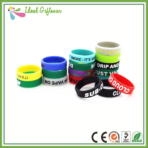 

New silicone vape band Mod vape band ring customized vape ring