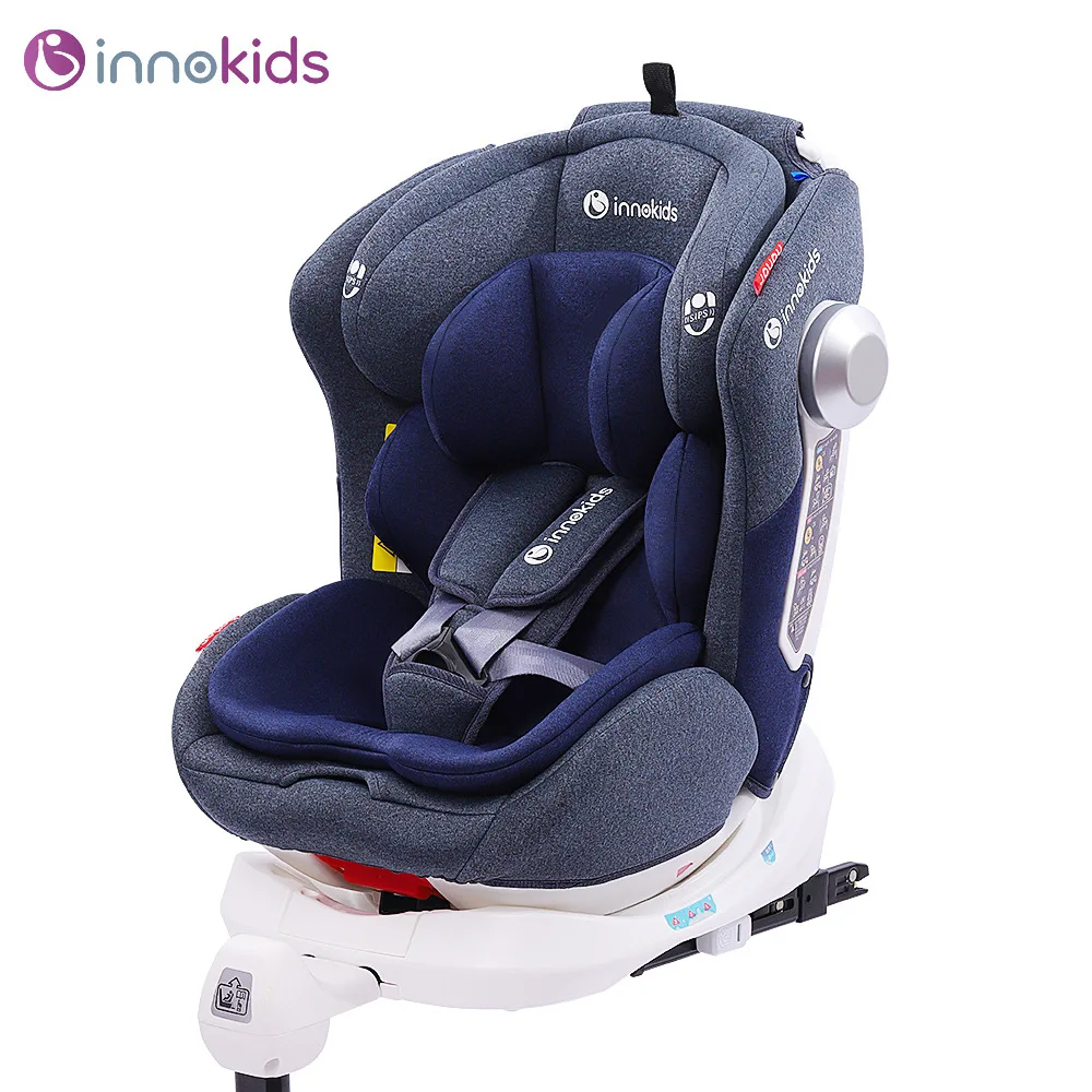Детское безопасное сиденье Innokids с isofix для детей 0 12 лет вращение на 4 недели может