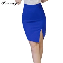 Женские юбки из замши, однотонная женская юбка-карандаш, осень-лето, высокая талия, облегающие, винтажные, замшевые, раздельные, плотные, эластичные юбки