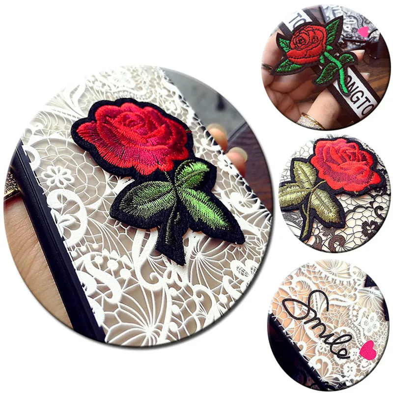 Красивый модный сексуальный 3D чехол с цветком розы для iPhone 6 6s 7 8 Plus X женский кружевной задний Чехол чехол для iPhone 5 5S SE с ремешком