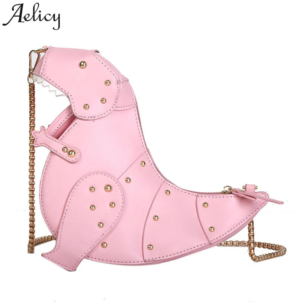 

Aelicy luxury Handbag for women @ Dinosaur Design Rivet girls Shoulder Bag famous brand ladies Messenger bags bolsa feminina sac