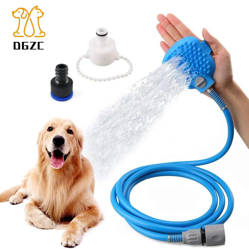 

Dog Bathing Tool Cleaning Washing Bath Sprayers Massager Shower Tool Dog Grooming Brush Scrubber Sprayer Hand Massager