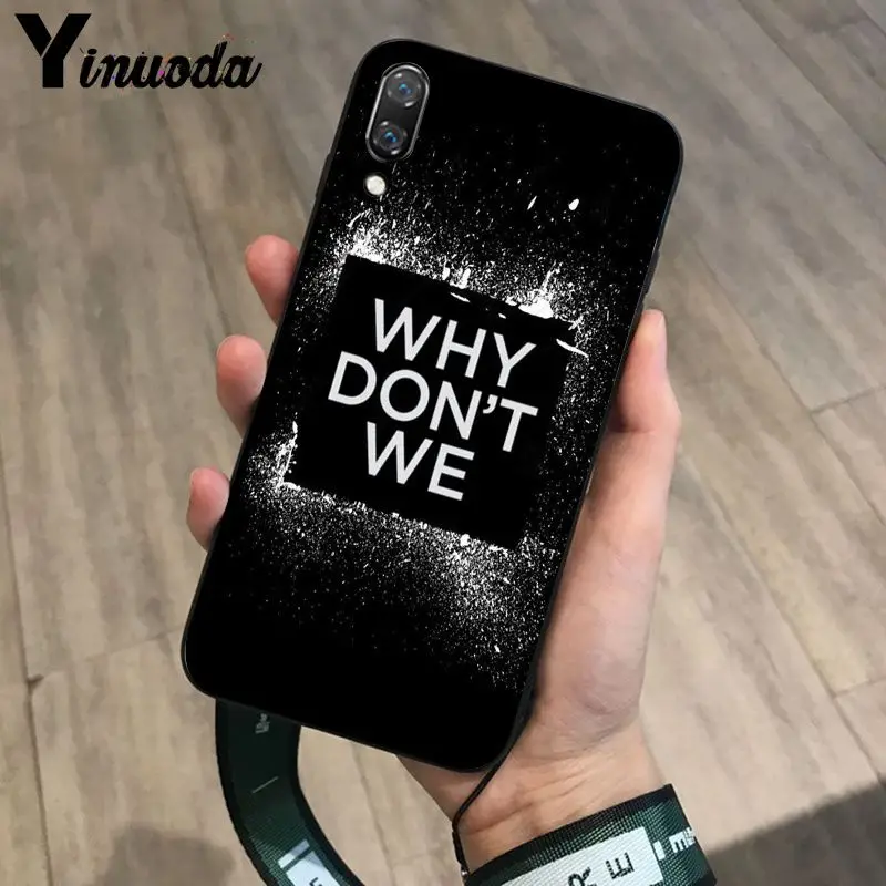 Yinuoda Why't we Hard DIY чехол для телефона с рисунком Huawei P9 P10 Plus Mate9 Mate10 Lite P20 Pro Honor10
