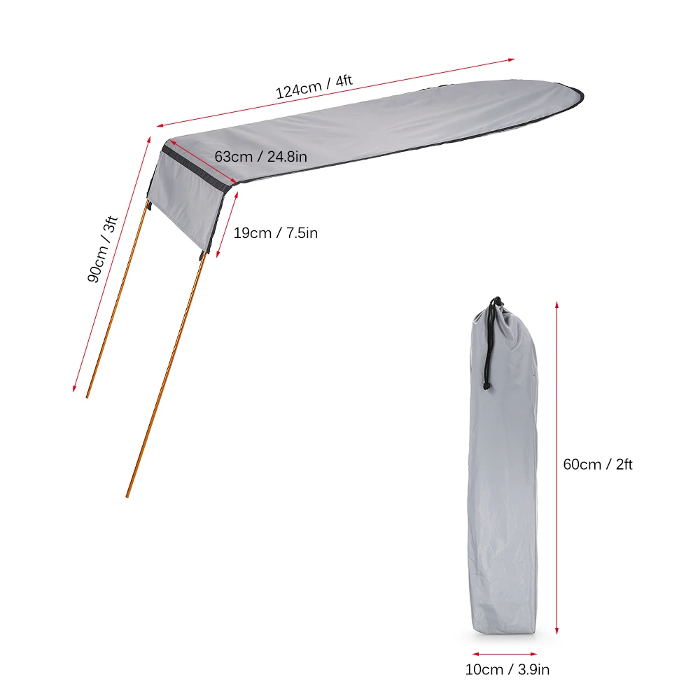 Одиночный каяк, лодка, Солнцезащитный навес, парусник, тент, верхняя крышка, каяк, лодка, каноэ, Солнцезащитный навес, рыболовная палатка, навес от солнца и дождя