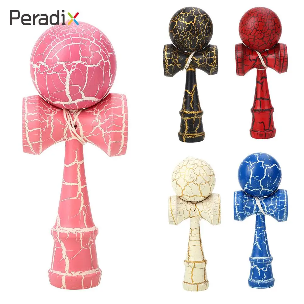 

Peardix 18cm Skill Ball Skill Toy Kendama Toy Sword Ball Wooden Suit Matte Janpanese toy Challenges Gift Kendama Pro