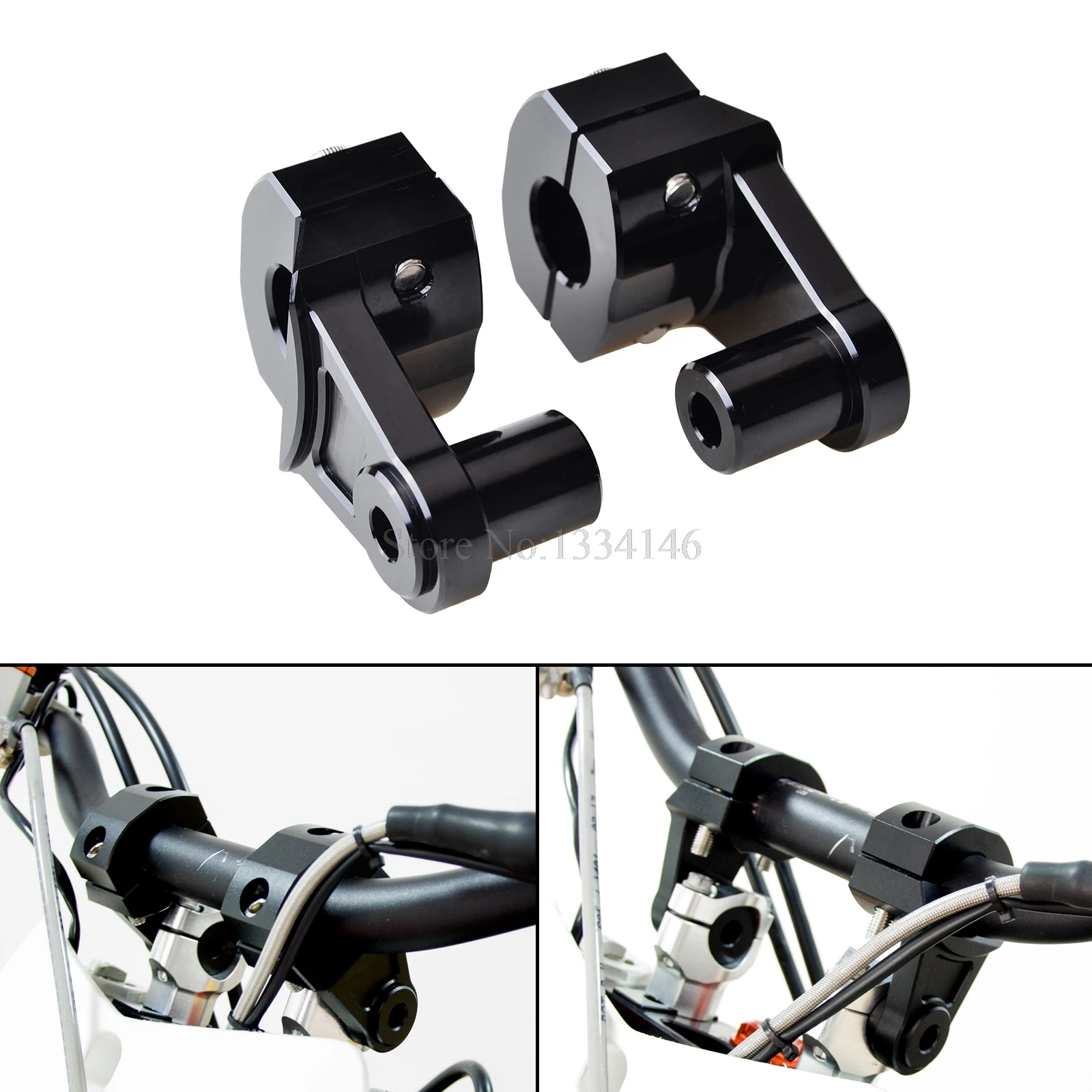 Крепежные зажимы NICECNC для руля KTM 7/8 125 250 350 450 SX EXC SXF EXCF Honda CR CRF Yamaha YZ Suzuki 525 дюйма 22