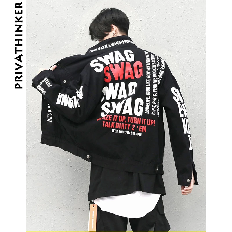 Buy Privathinker 2018 Spring Man Denim Jackets Coat