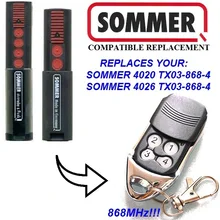 Garage Door Sommer 868mhz for replace SOMMER 4020 TX03-868-4 4026 TX03-868-4 remote control