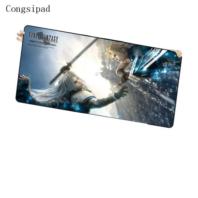 Congsipad Final Fantasy коврик для мыши геймер 900x400 мм Notbook коврик для мыши большой игровой коврик для мыши большой замок край коврик для мыши ПК Настольный коврик