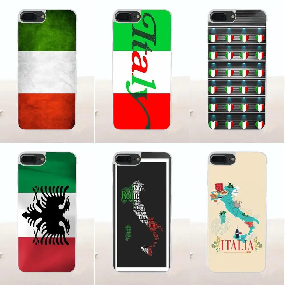 Bixedx Soft TPU Protective For Huawei G7 G8 Honor 5A 5C 5X 6 6X 7 8 V8 Mate 9 P7 P8 P9 P10 Lite Plus Italy Flag It Eagle Map | Мобильные