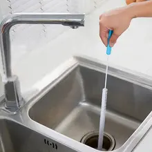 1 x домашняя Гибкая раковина ванна туалетный очиститель Сантехнический трос щетка инструменты Чистящая Щетка кухня ванная комната щетка для чистки канализации