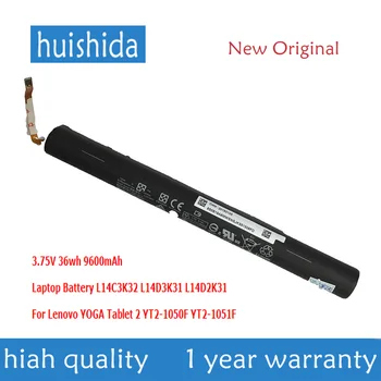 

3.75V 9600mAh L14C3K31 l14d3k31 New original Laptop battery for Lenovo Yoga Tablets 2 1051f 1050f yt2-1051f yt2-830 yt2-1050