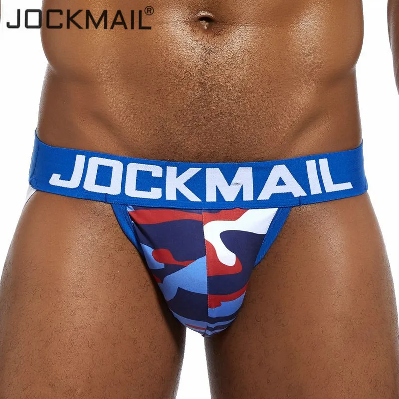 Трусы танга JOCKMAIL мужские пикантное камуфляжное нижнее белье из вискозы Тонги