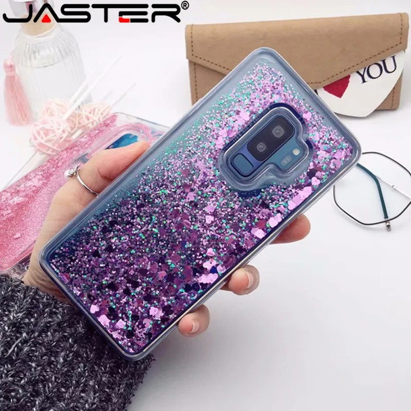 

JASTER Liquid Quicksand Case For Samsung Galaxy S9 Plus S6 S7 edge S8 S10 e 5G A6 A7 J6 2018 Note 8 9 A10 A30 A40 A50 A70 Cover