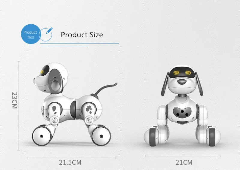 Обучающая игрушка для детей, радиоуправляемый робот, собака, радиоуправляемая игрушка для собак, светодиодный светильник, говорящая с ребенком, Поющая игрушка