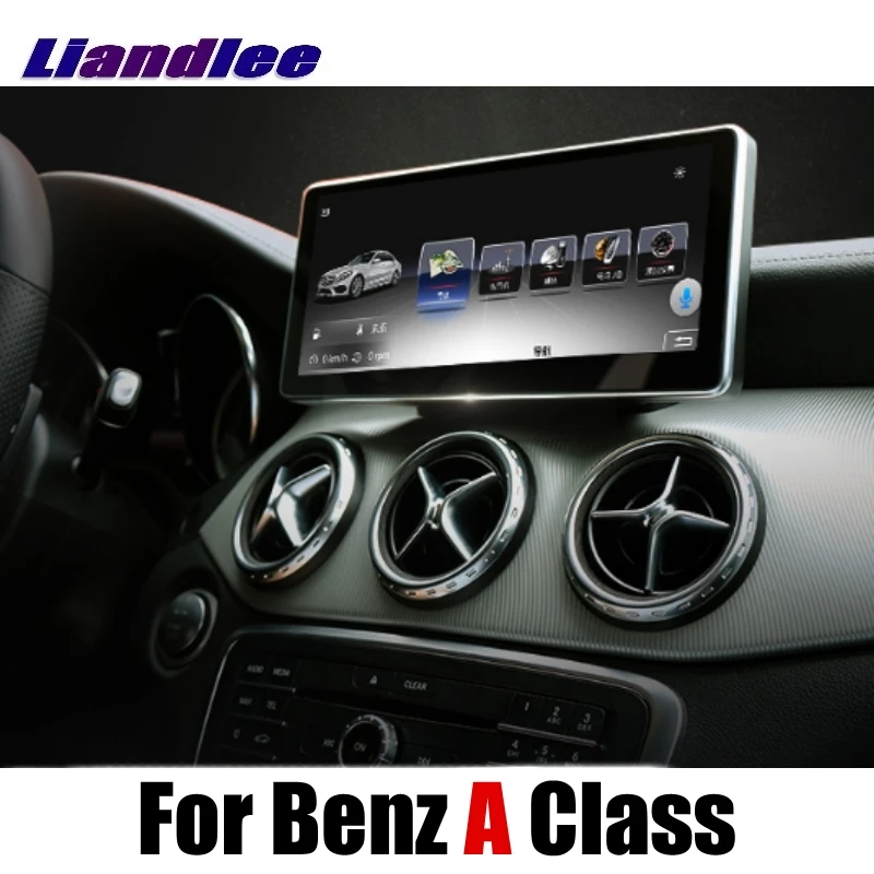 Top Liandlee Car Multimedia Player NAVI 4G RAM CarPlay For Mercedes Benz MB A Class W176 2013~2018 Car Radio Stereo GPS Navigation 7