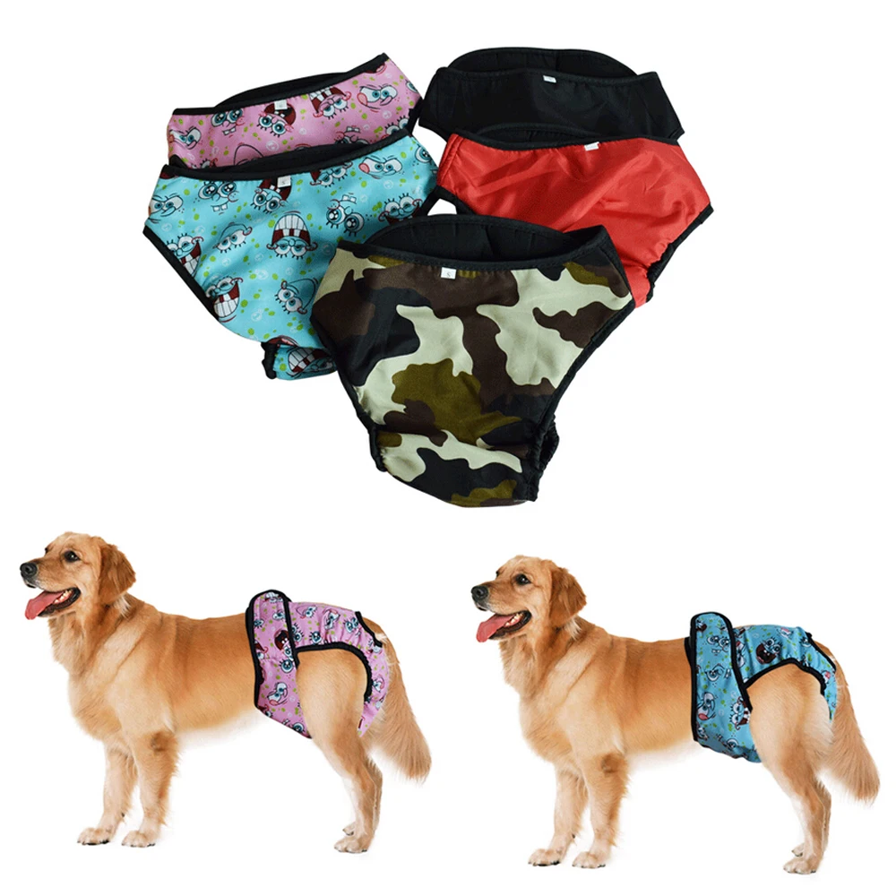 Физиологические штаны для собак, XS-XXL, подгузники, гигиенические, моющиеся, женские, короткие трусики для собак, нижнее белье для менструации, трусы, комбинезон для собак 9