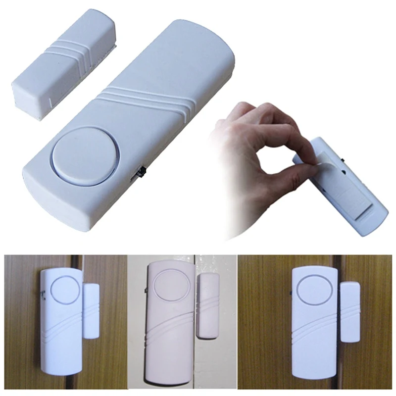 

1pc Magnetic Sensor Wireless Home Window Door Entry Anti Thief Security Alarm System Window Sensor Pocket Size