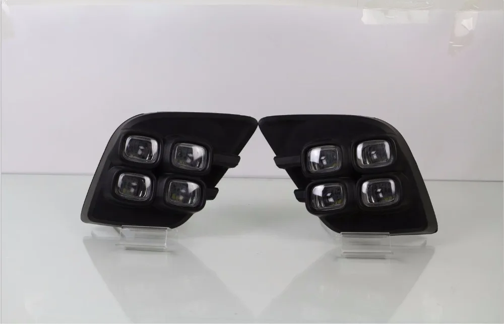 Qirun СИД drl дневного света для Toyota Hilux- с желтым сигналом поворота и wireless control